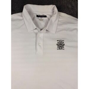 Oxford America Whistling Straits Golf Polo Shirt Mens‎ XXL White Veri Cool Short